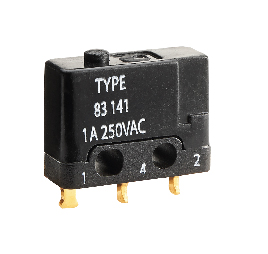 83141016 Microswitch, Sub-subminiature, High accuracy, 8314